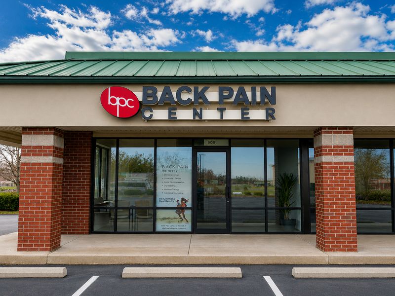 Back Pain Center Wentzville storefront at 905 Main Plaza Drive